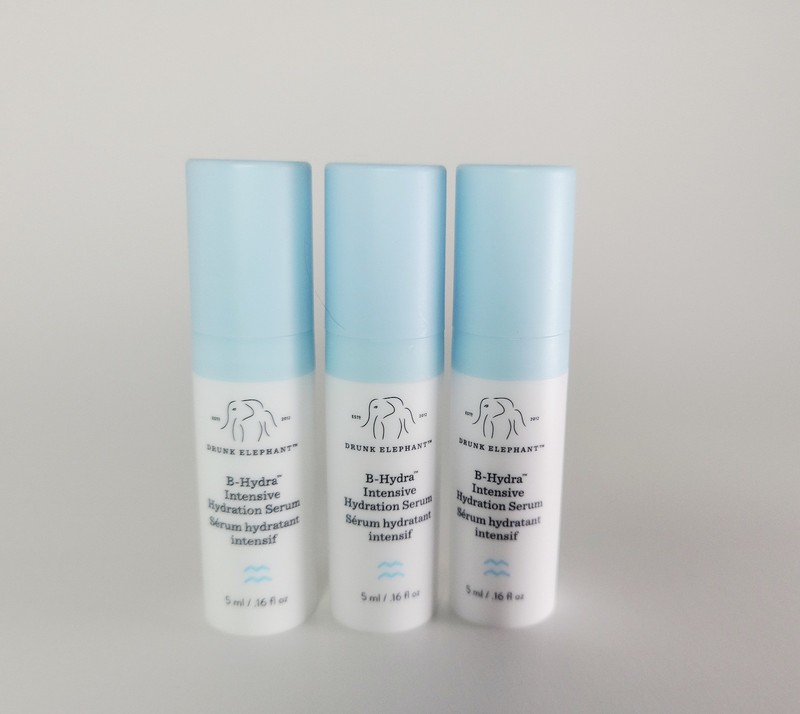 3x Drunk Elephant B-Hydra Intensive Hydration Serum Mini Sz 0.16 oz/5 ml Ea