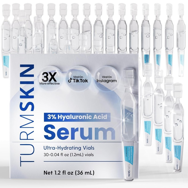 Turmskin Hyaluronic Acid Serum Ampoules vials – 3% Hyaluronic Booster