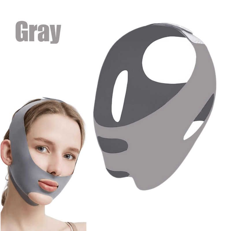 Reusable Facial Lifting Belt V Line Lifting Mask with Chin Strap for Sleeping US