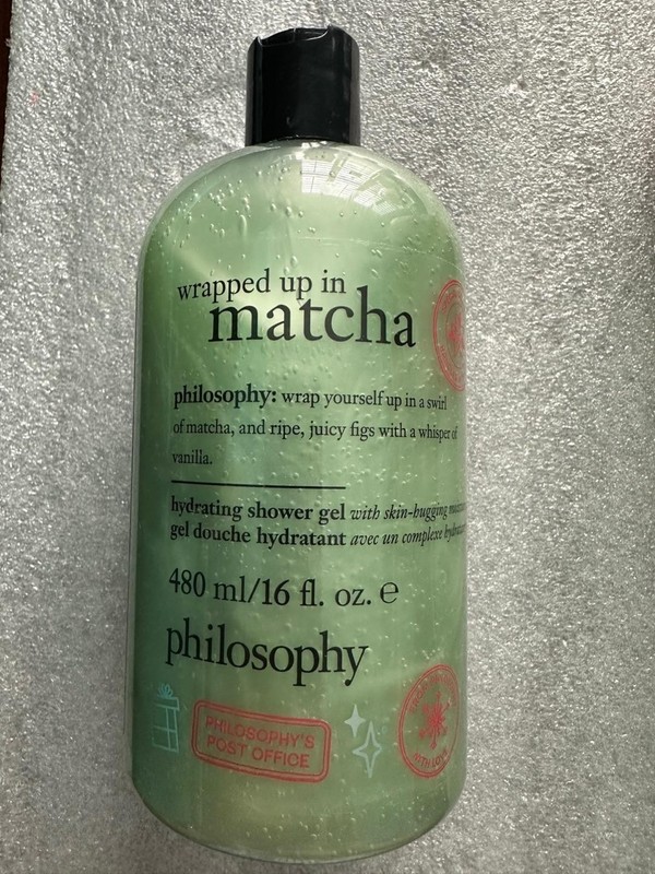 Philosophy Holiday Wrapped up in Matcha 3 in 1 Shampoo Shower Gel 16 Oz Sealed