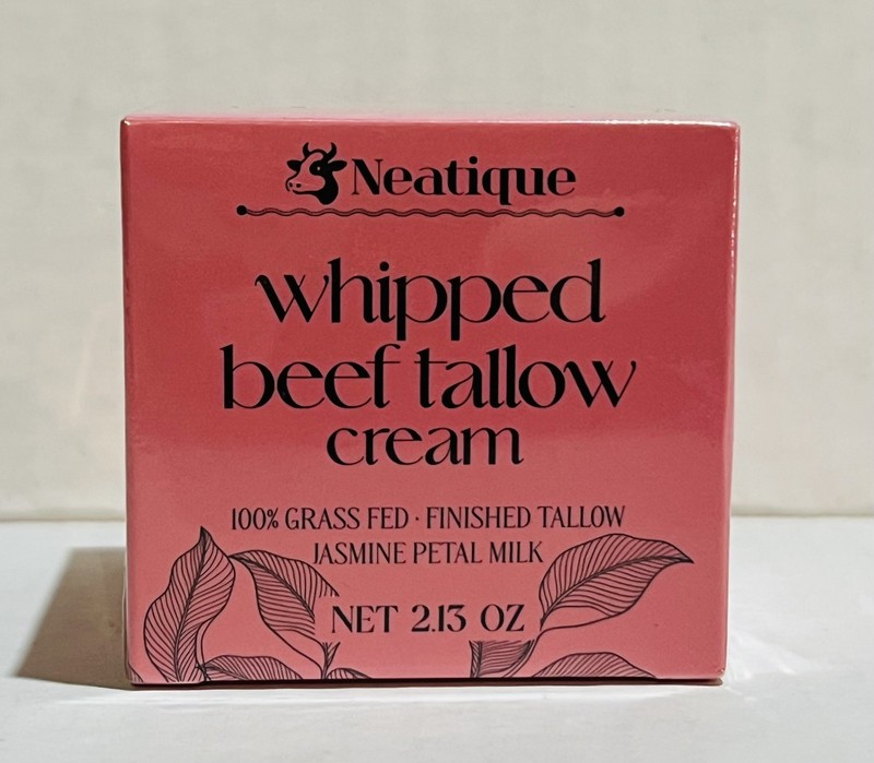 4 PACK Neatique Whipped Beef Tallow Cream JASMINE PETAL 2.13 oz EXP 9/28 U37B