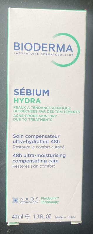 Bioderma Sebium Hydra Ultra-Moisturising Compensating Care 40ml Exp 08/2028
