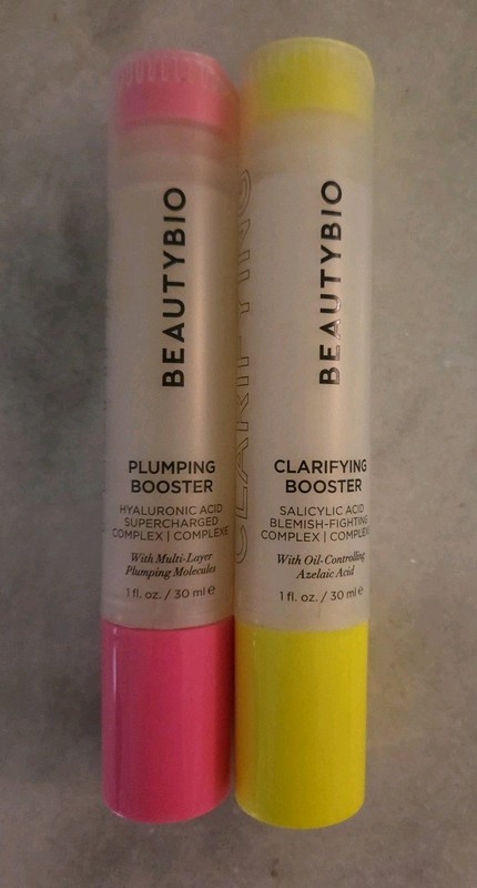 BeautyBio Clarifying & Plumping Booster Duo Treatment Serum 1.0 fl oz Each Face