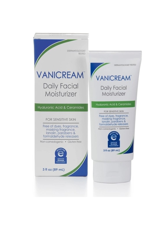 Vanicream Daily Facial Moisturizer with Ceramides & Hyaluronic Acid 3 fl oz 2pc