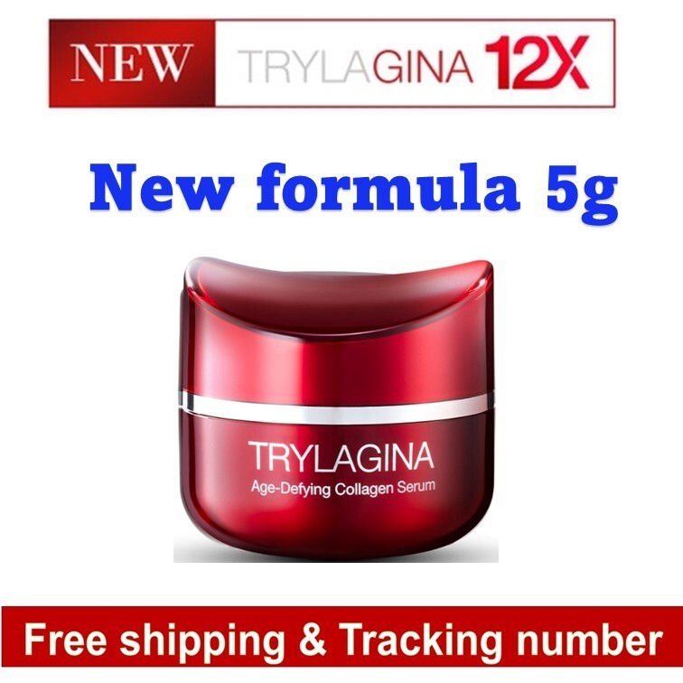 5g TRYLAGINA Ultimate Collagen Serum 12x Anti-Wrinkle Aging Moisturize Brighten