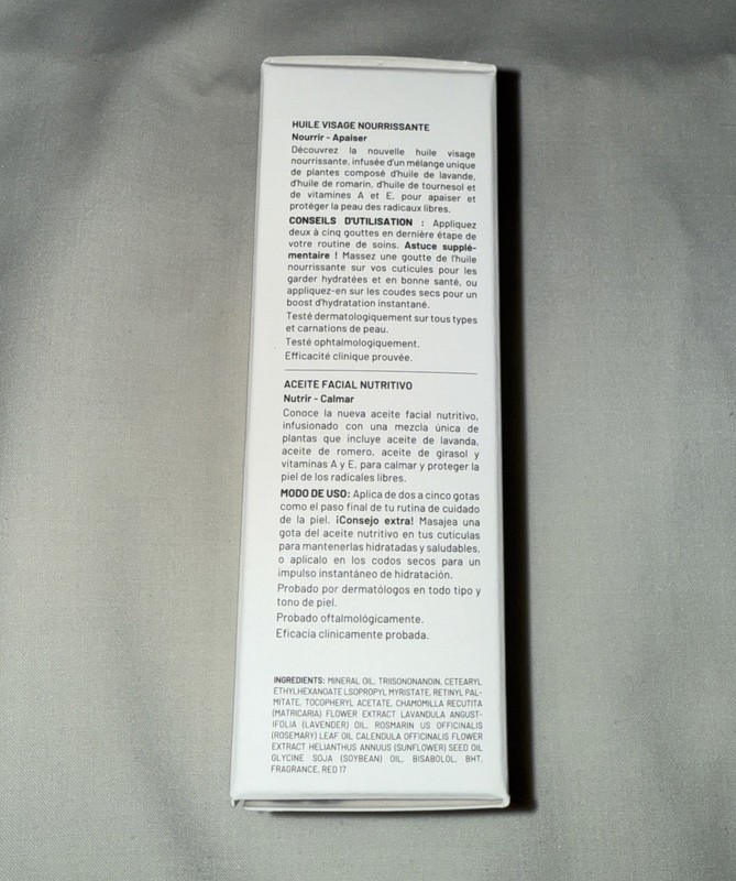 DR. BRANDT SKINCARE Dr. B Lab -Nourishing Face Oil -1 fl. oz/30ml NEW IN BOX gallery