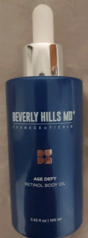 New Beverly Hills MD Age Defy Retinol Body Oil Non Greasy 3.55 fl oz No Box