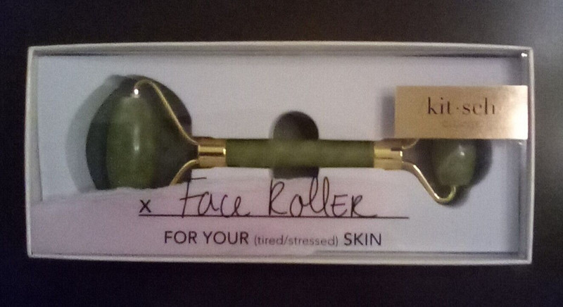 New in Box ~ Kitsch Jade Genuine Crystal Facial Roller • Benefits Skin • Quality
