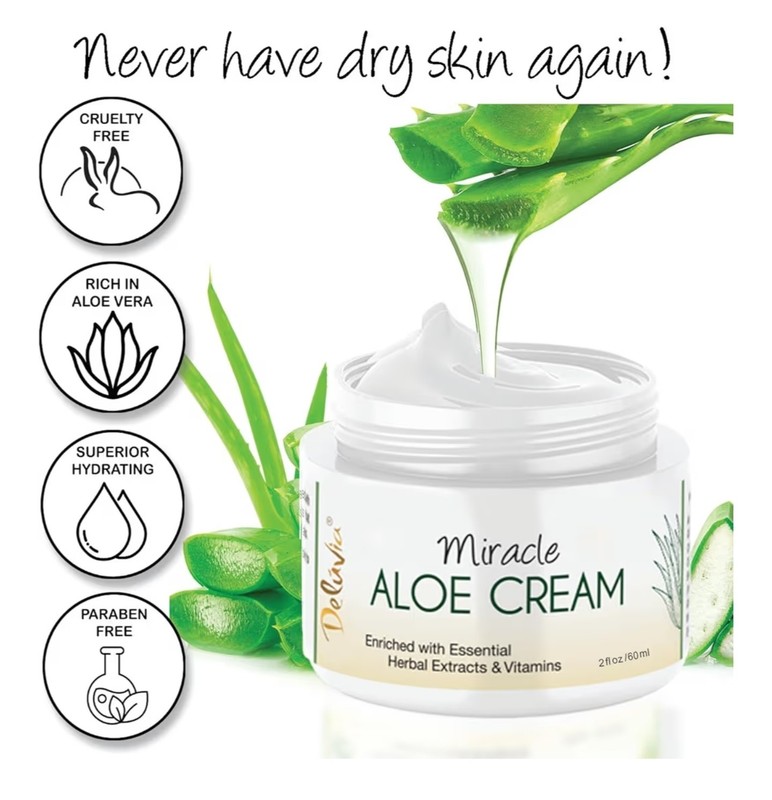#1 Crema De Aloe Vera Con Vitamina E Y Arnica Crema Calmante Para Piel Irritada gallery
