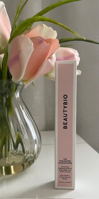 BeautyBio The Eyelighter Concentrate Smoothing Brightening Serum Depuffing Tool