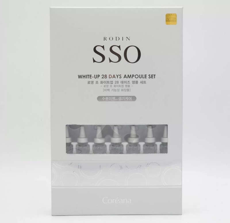 Coreana Rodin Sso White Up 28 Days Ampoule Set 2ml x 28ea Whitening K-Beauty gallery