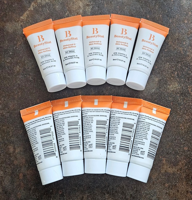 10 tubes BeautyStat Universal C Skin Refiner 5 mL/.17 fl oz ea Travel Size NEW! gallery