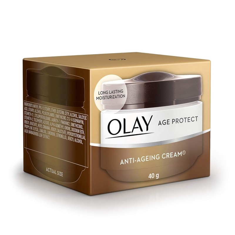 Olay Age Protect Anti-Ageing Cream Lightens Dark Spots and Reduces Wrinkles 40g gallery