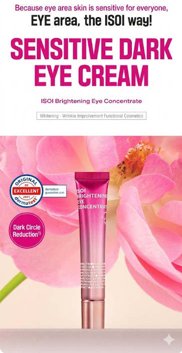 ISOI Brightening Eye Concentrate 17ml Anti-Aging K-Beauty gallery