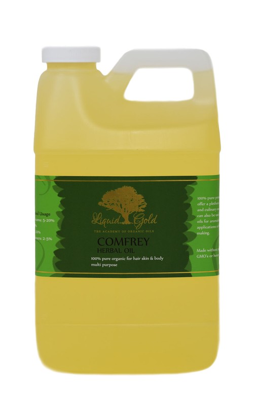 64 oz PREMIUM COMFREY HERBAL INFUSED OIL PURE ORGANIC ALL NATURAL SKIN HAIR CARE