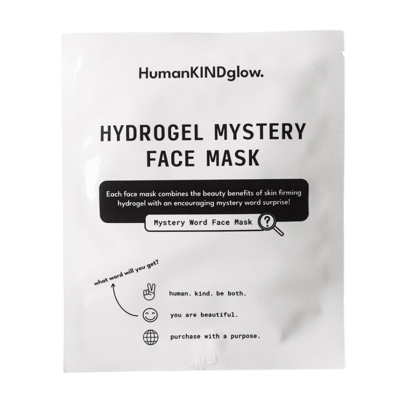 HumanKINDglow Hydrogel Face Mask – Hydrating Overnight Korean Facial Mask for…