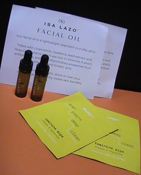 ISA LAZO – Facial Oil – 5 ml /0.17 oz. x 2 and BUSY Clean Wipe – 3.8 g x 2 – NEW