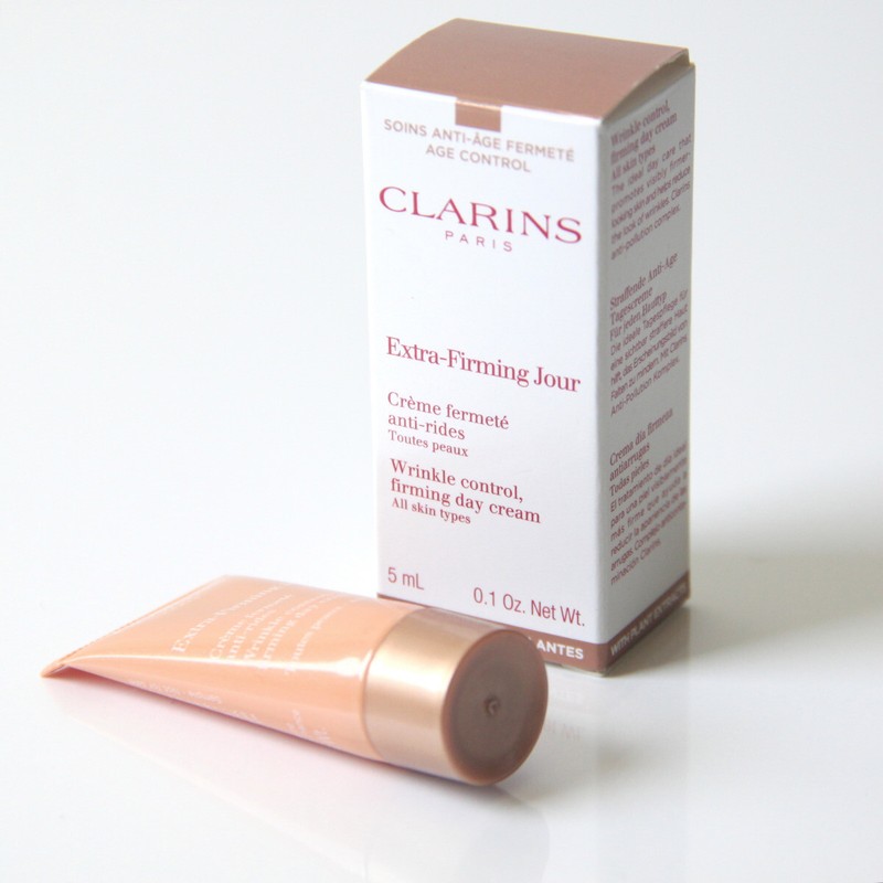 CLARINS Extra Firming Jour Wrinkle Control Firming Day Cream Sample 0.1 Oz. New