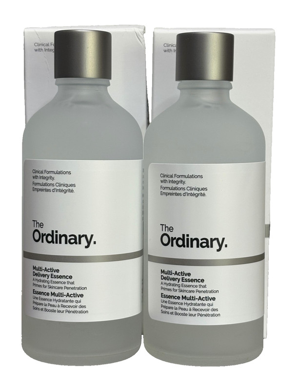 2x THE ORDINARY MULTI-ACTIVE DELIVERY ESSENCE 3.4oz / 100ml ea NEW IN BOX
