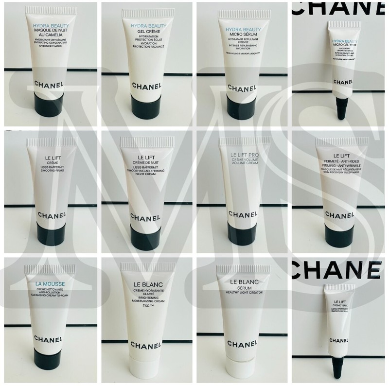 CHANEL Skincare Le Lift & Hydra Beauty Sample Size 3ml – 5ml (Choose Your Type)