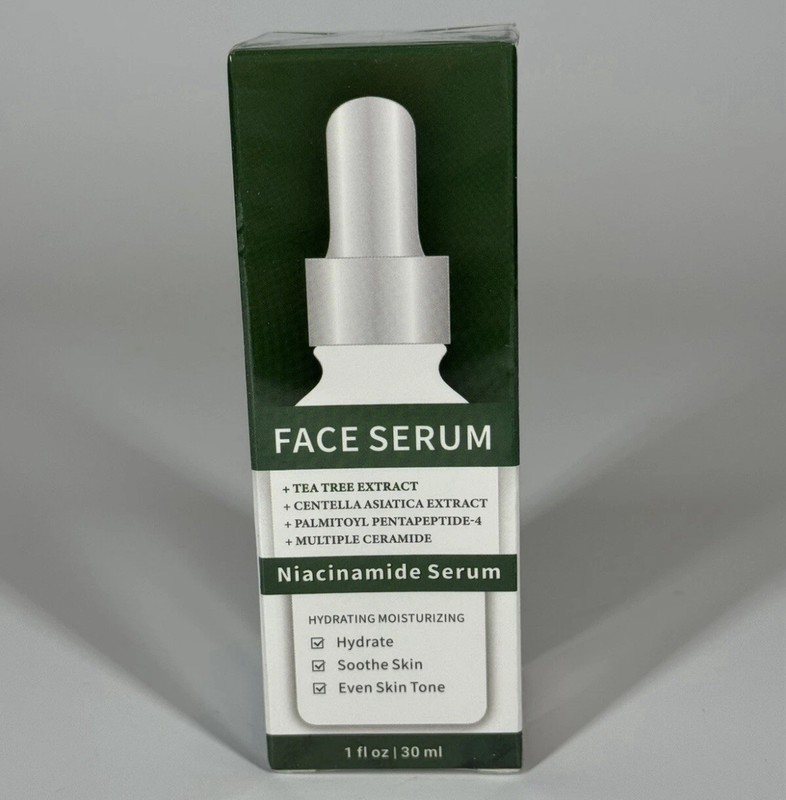 FACE SERUM – 5% Niacinamide with 4% Tea Tree and 1% Centella Asiatica Extracts