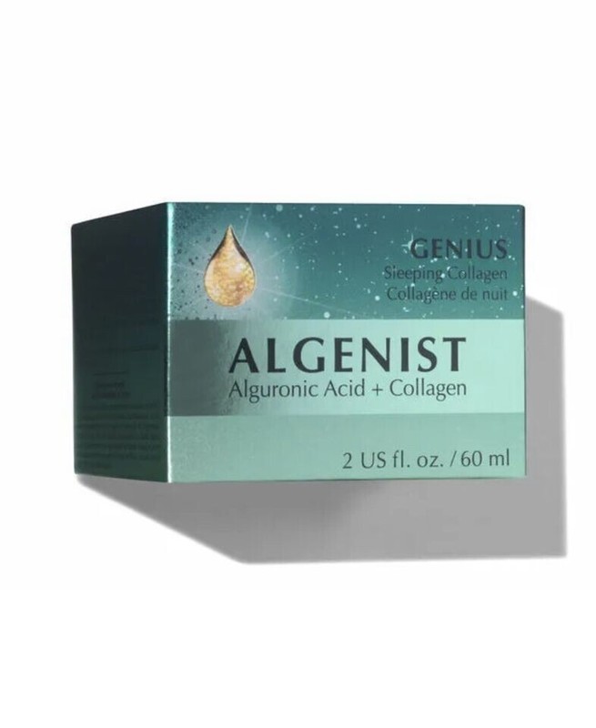 NEW Algenist Genius Sleeping Collagen Night Cream-Alguronic Acid 2oz/60ml Sealed gallery