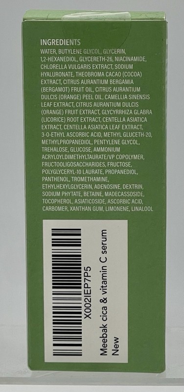 Meebak Seoul Cica &Vitamin C Hyaluronic Acid Serum 1.1 oz 33 ml EXP 05/2028 gallery