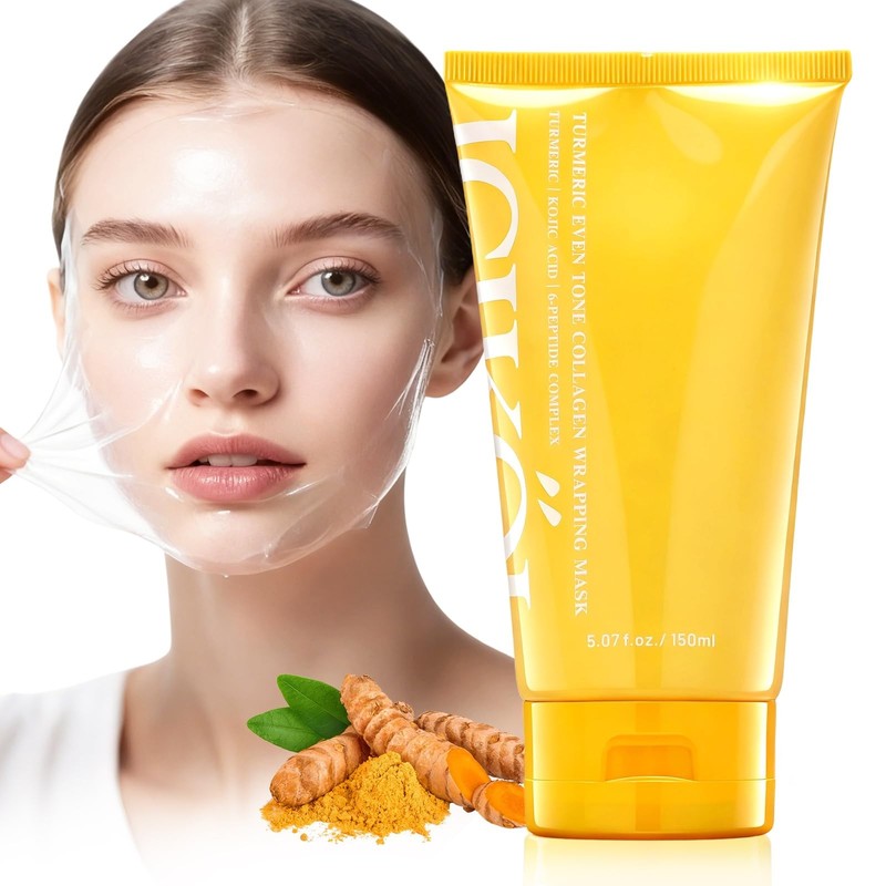 Turmeric Collagen Night Wrapping Mask 5.07 oz (2x Standard Size) – Overnight …