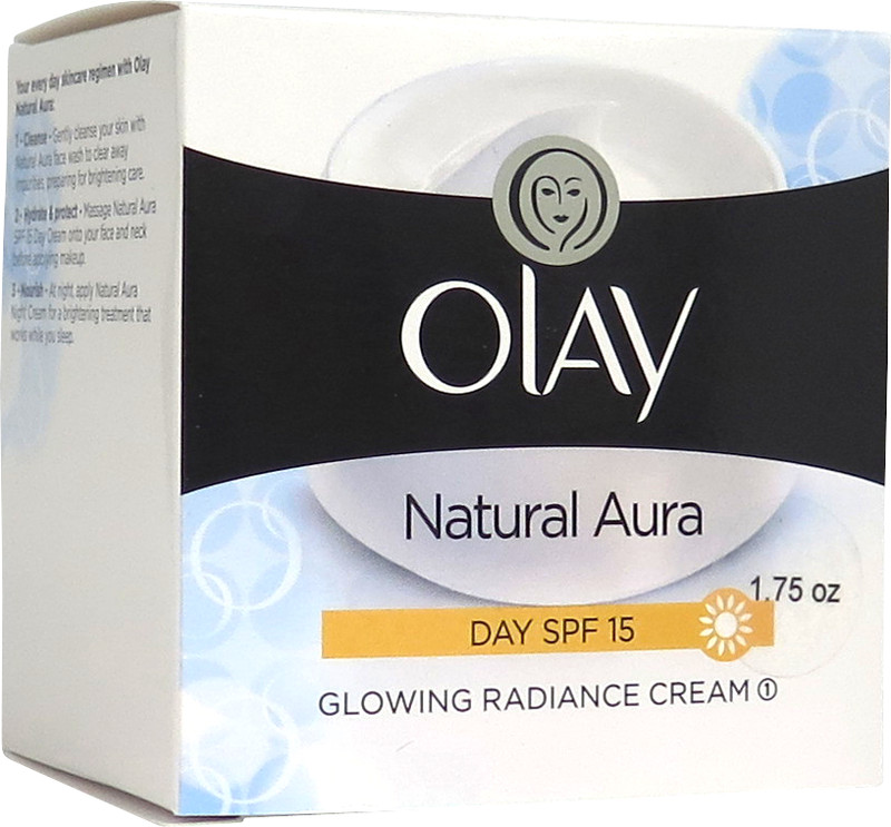 Olay Natural Aura Glowing Radiance Day Cream 1.75 fl oz / 50 g gallery