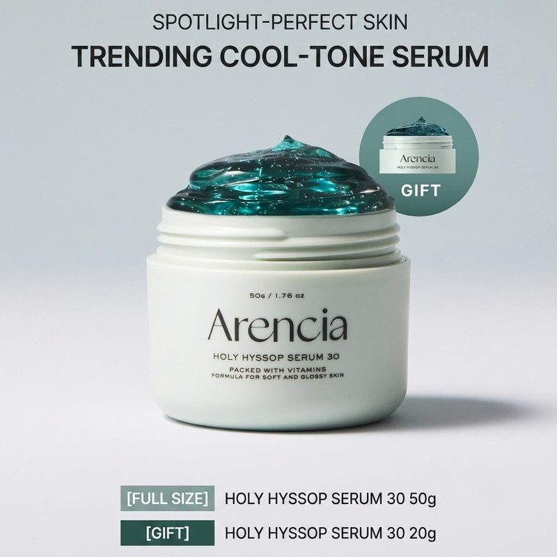 Arencia Holy Hyssop 30 Jelly Serum 70g Set Blemish Dark Spot Care K-Beauty gallery