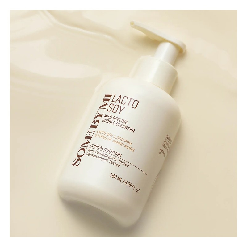 SOME BY MI Lacto Soy Mild Peeling Bubble Cleaser 180ml | exfoliating