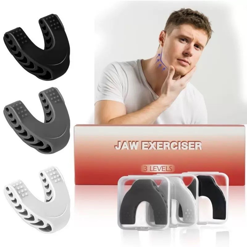 Jaw Exerciser V Shape Jawline Trainer Face Muscle Toning Double Chin Reducer