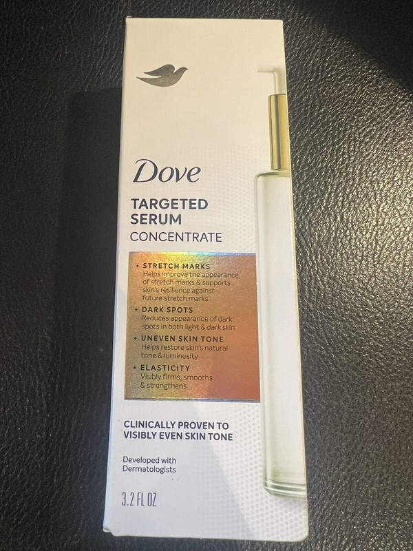 Dove Targeted Serum for Stretch Marks, Dark Spots, Uneven Skin &Elasticity 3.2oz