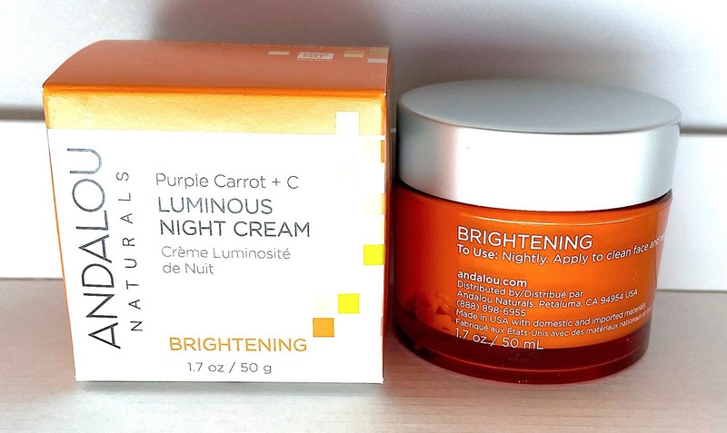 Andalou Naturals Purple Carrot +C Luminous Night Cream 1.7 fl oz