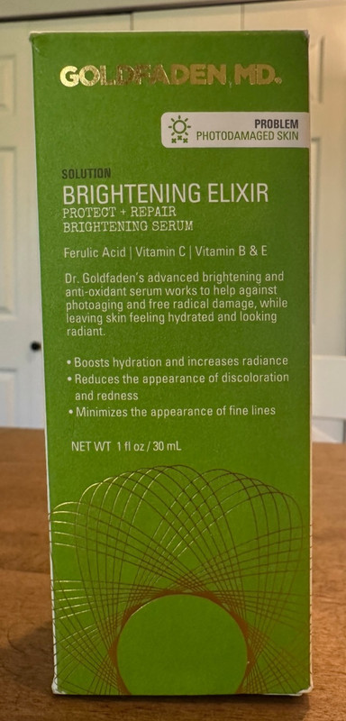 Goldfaden MD Brightening Elixir Protect + Repair Brightening Serum 1 oz