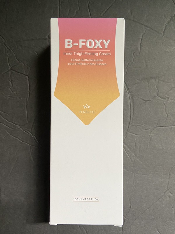 MAELYS B-Foxy Inner Thigh Firming Cream Full Size 100 mL/3.38 Fl. Oz. New in Box