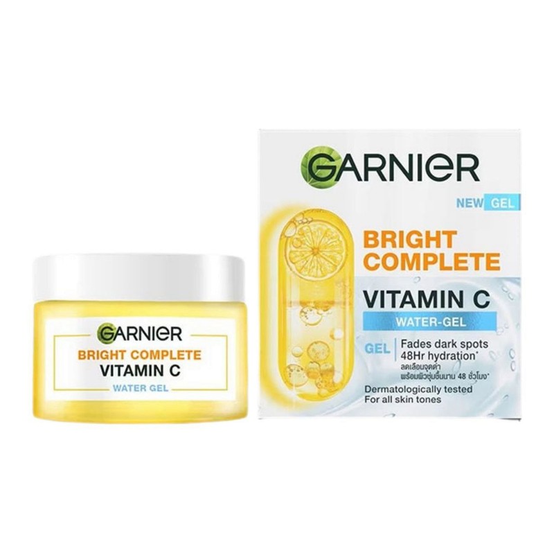 GARNIER Bright Complete Vitamin C Water-Gel 50ml – Fades Dark Spots 48 Hours