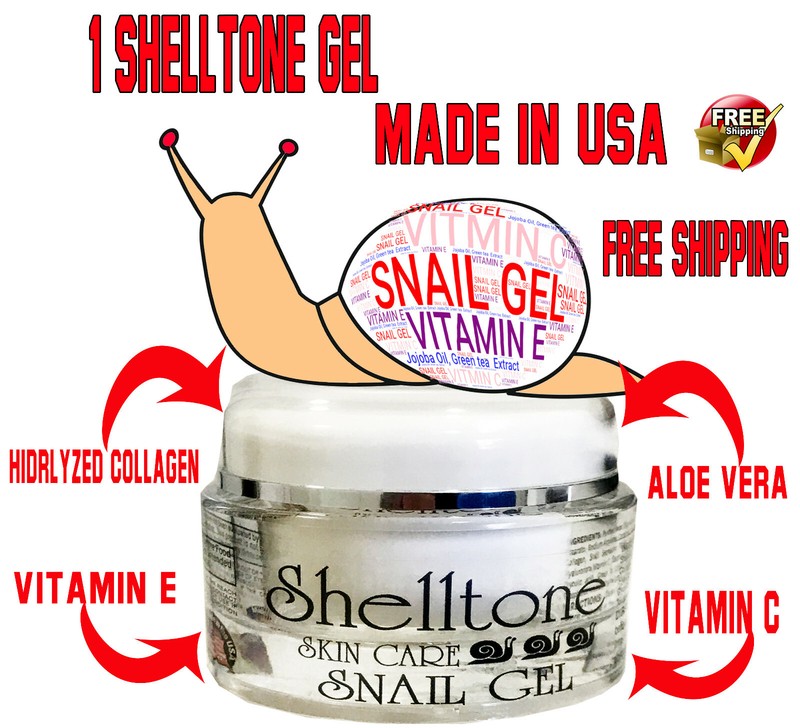 SHELLTONE,CELLTONE BABA DE CARACOL SNAIL GEL. Snail,cellulas madre,pine Bark