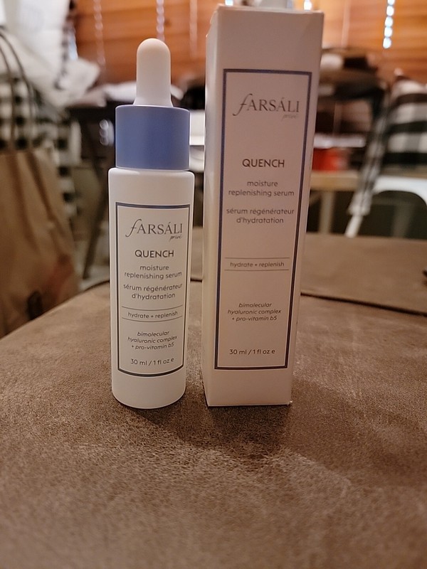 NIB Farsali Quench Moisture Replenishing Serum Skincare Full Size 30ml 1oz New