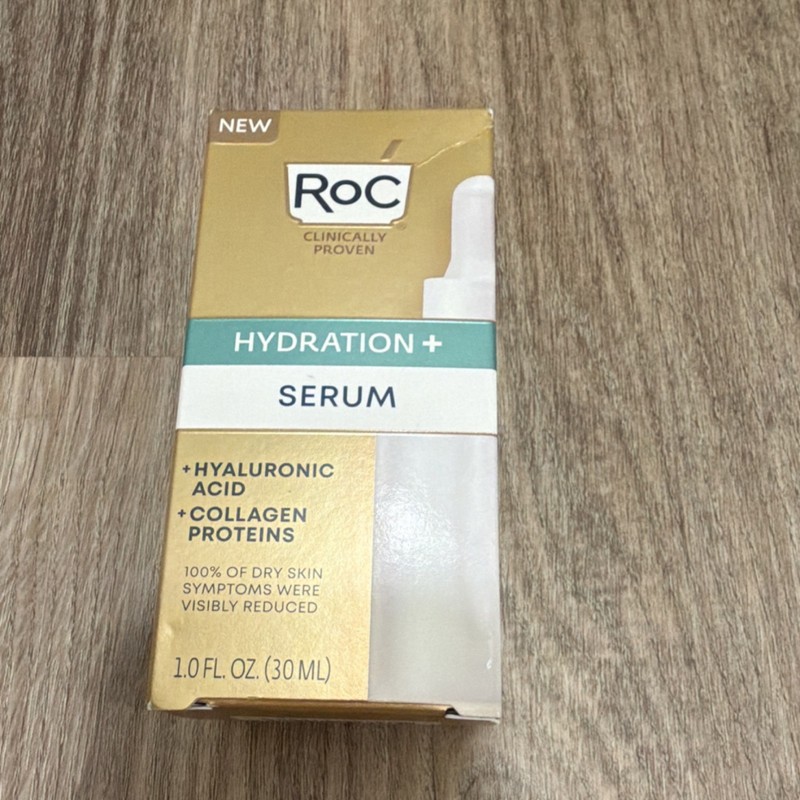 RoC Hydration+ Serum Hyaluronic Acid Collagen Proteins Face 1.0 fl oz