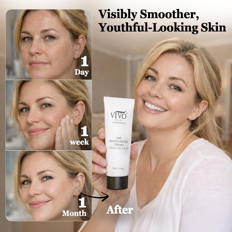 Vivo Per Lei Dead Sea Day Cream - Anti Aging Face Moisturizer for 3.4 Fl. Oz gallery