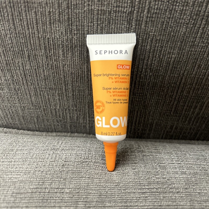 Sephora Glow Super Brightening Serum 7% Vitamin C + Vitamin E 0.27 fl Oz NWOB