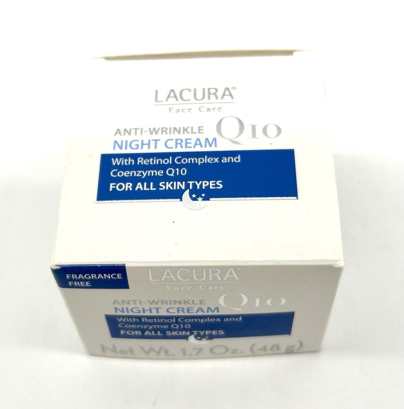 Lacura Q10 Anti-Wrinkle Night Cream 1.7 oz Fragrance Free Retinol Face Care gallery