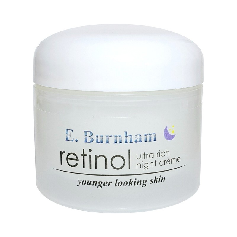 Retinol Ultra Rich Night Cream Face Moisturizer – 2 Oz. E. Burnham Cosmetics