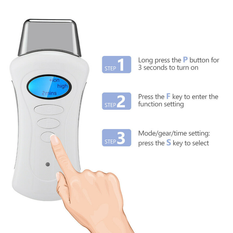 Facial Equipment Deep Cleansing Facial Galvanic Spa Beauty Massage Skin Lifting gallery