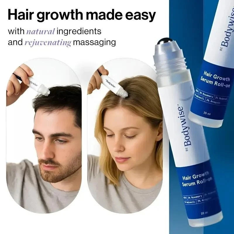 Be Bodywise Hair Growth Roll-On with 3% Rosemary 2% Aminexil & 3% Redensyl, 25ml gallery