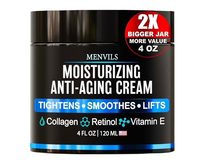 Crema Facial Hidratante Para Hombres Antienvejecimiento Con Colágeno y Retinol gallery