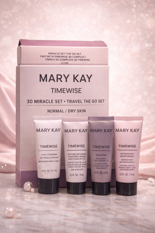 Mary Kay TimeWise Age Minimize 3D Miracle Set Travel Size | Normal to Dry Skin |