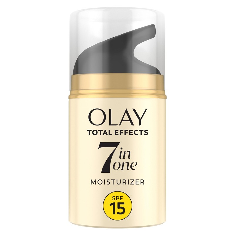 OLAY Total Effects 7-in-1 Anti-Aging Face 1.7 Fl Oz (Pack of 1), SPF 15