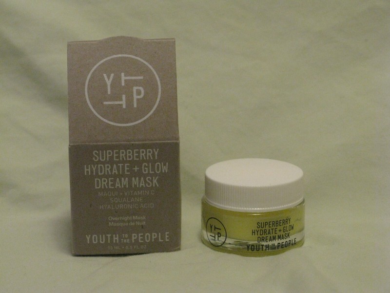 Youth to the People Superberry Hydrate & Glow Dream Mask 15ml NIB Travel Sz
